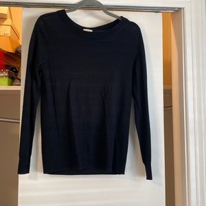 Good condition- black JCrew “Teddy” sweater